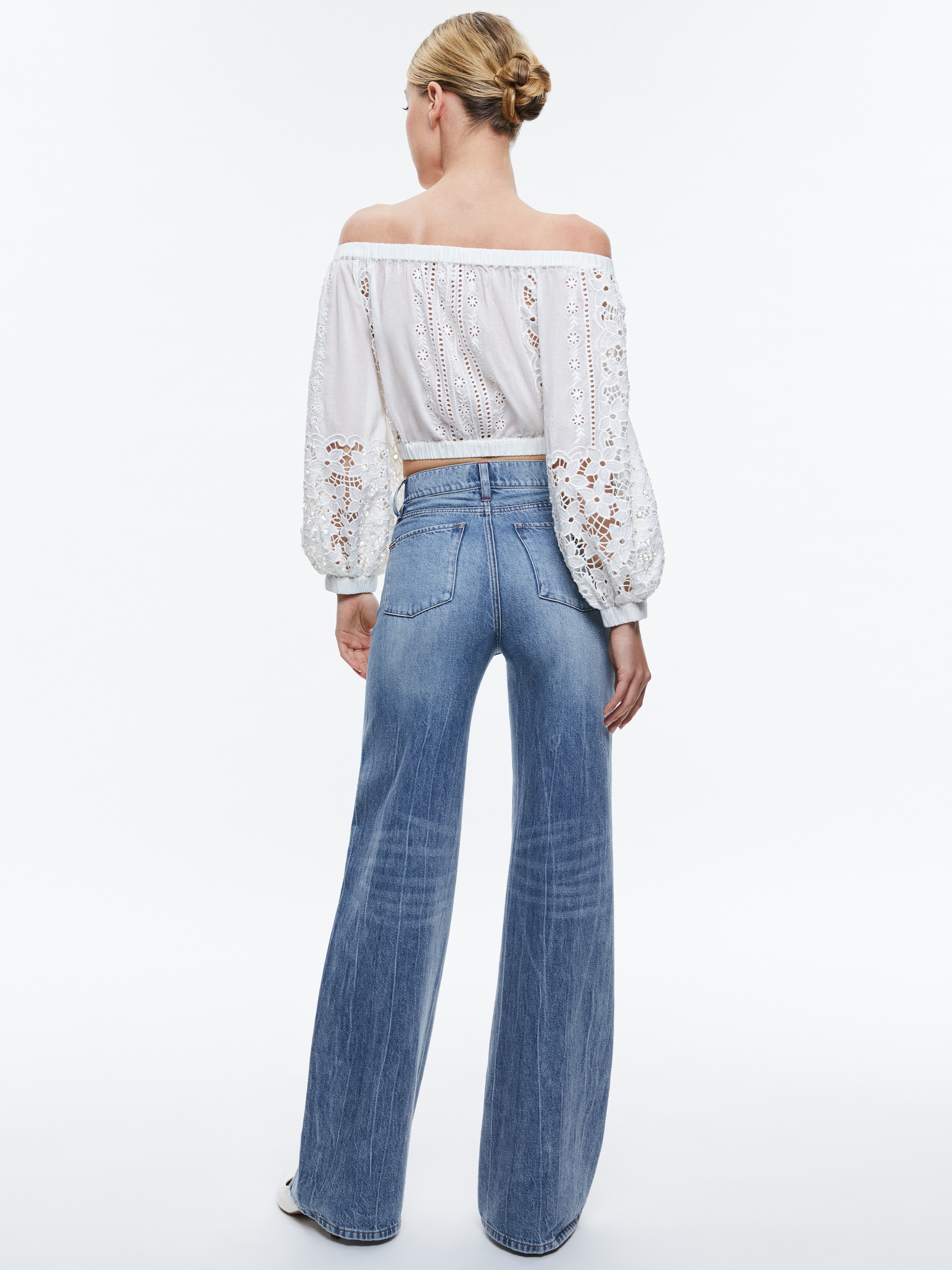 IVY OFF THE SHOULDER CROPPED TOP - 4