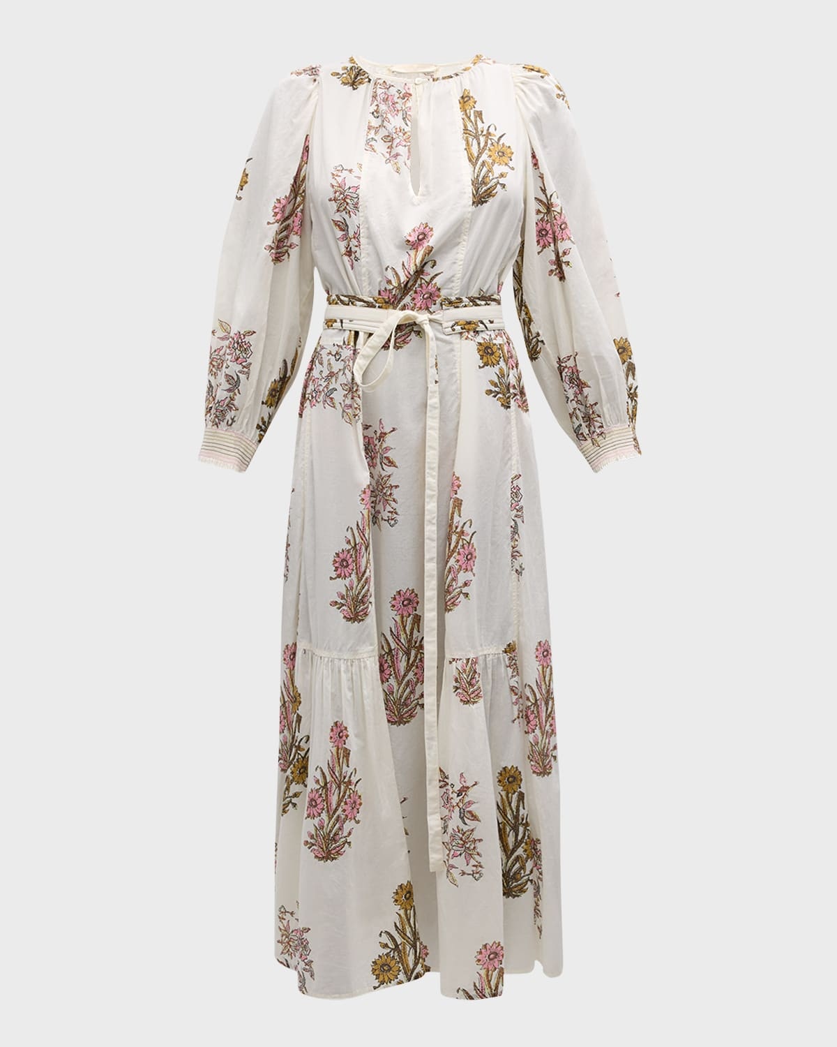 Darabelle Floral-Print Cotton Midi Dress - 1