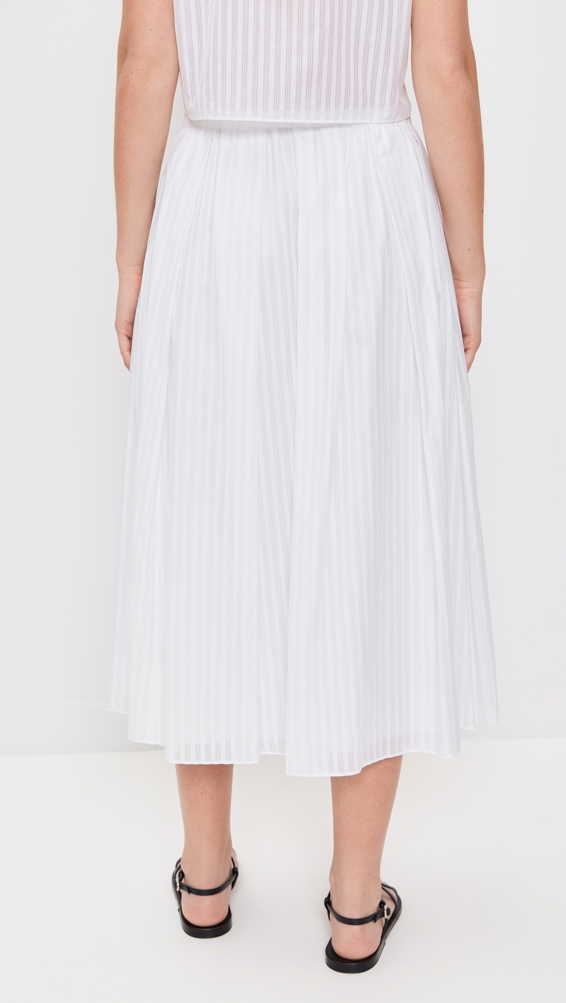 Irregular Pleat Skirt - 4
