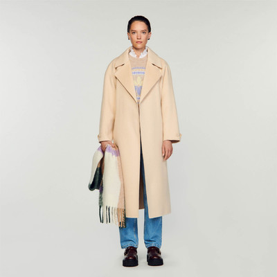 Sandro DOUBLE-BREASTED WOOL TRENCH COAT outlook