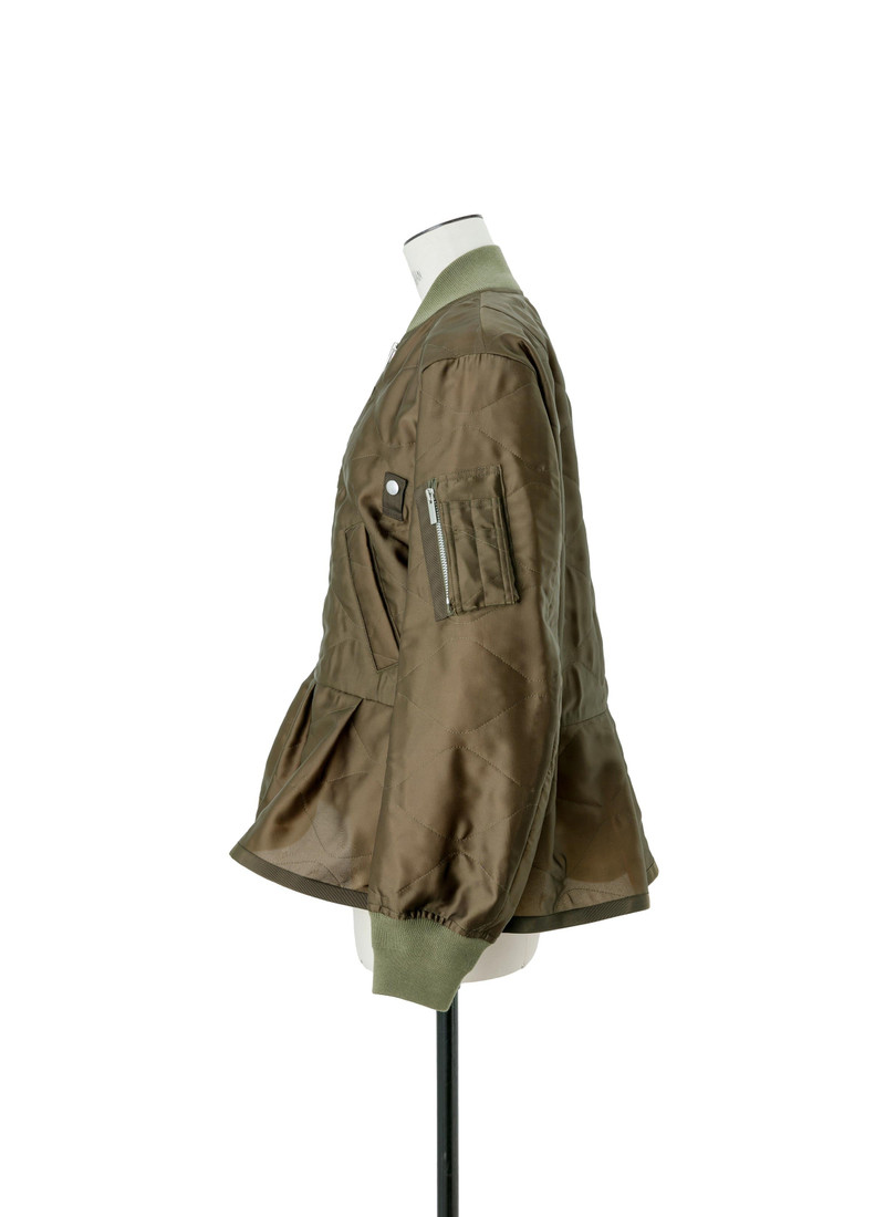 sacai Quilted Satin Blouson outlook