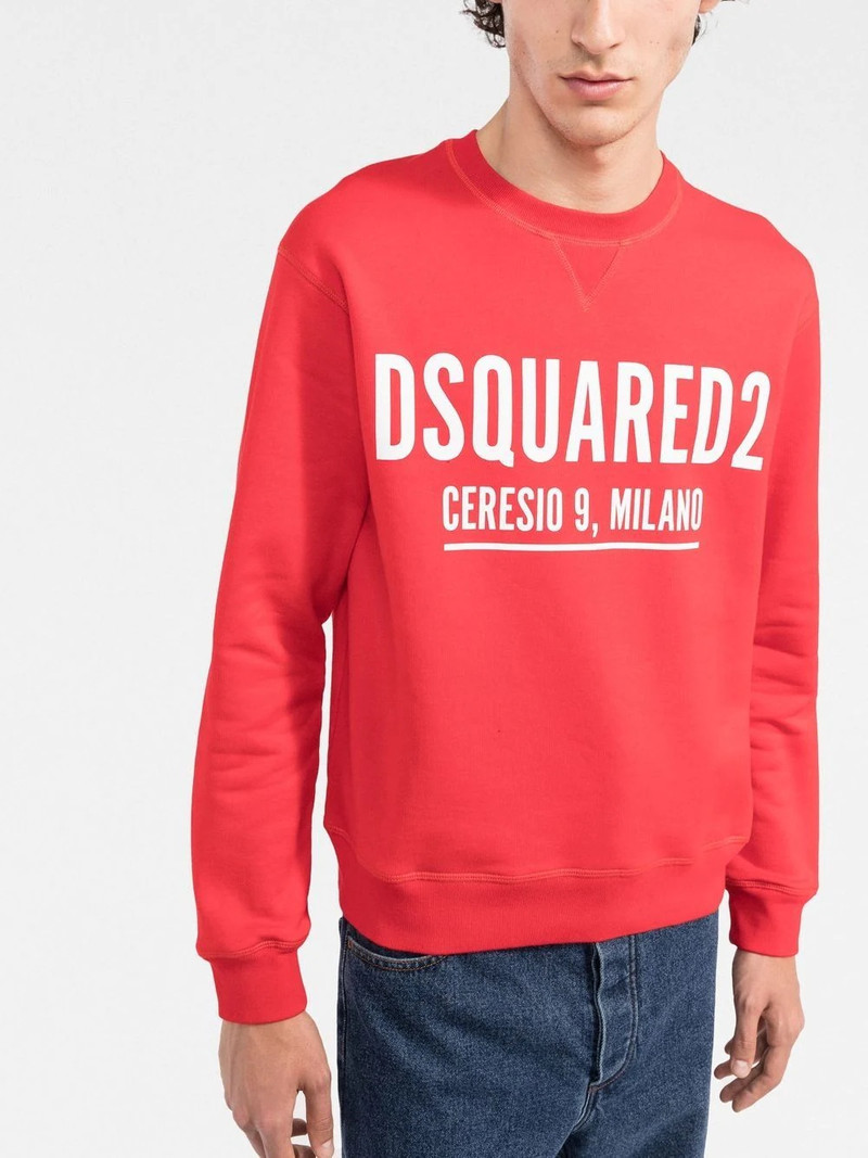 logo-print cotton sweatshirt 3