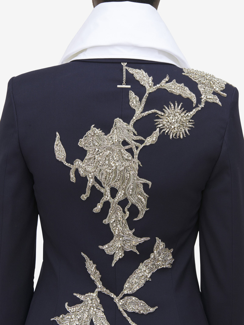 Embroidered Double-breasted Jacket 6