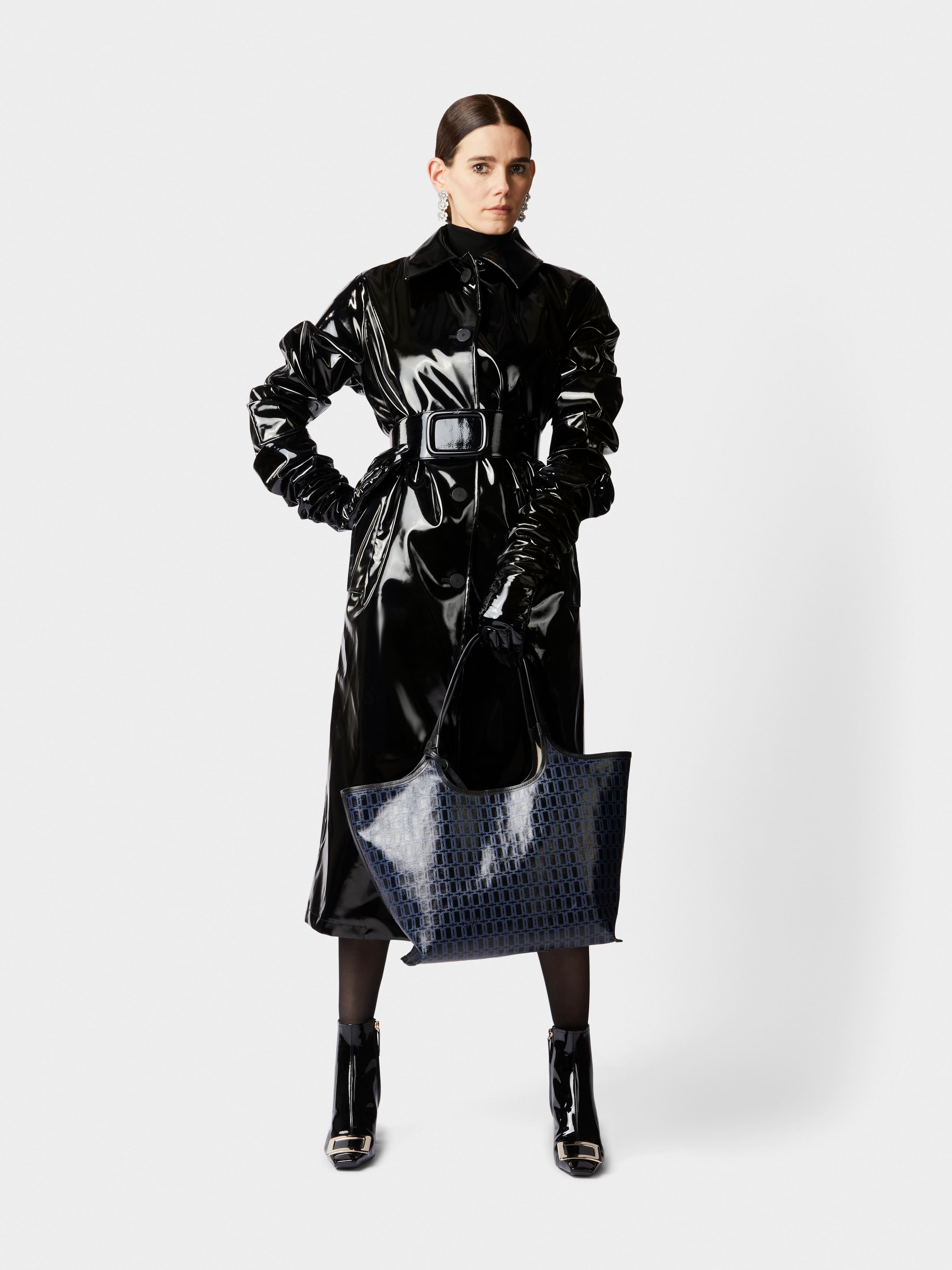 Grand Vivier Medium Shopping Bag in Fabrics - 7
