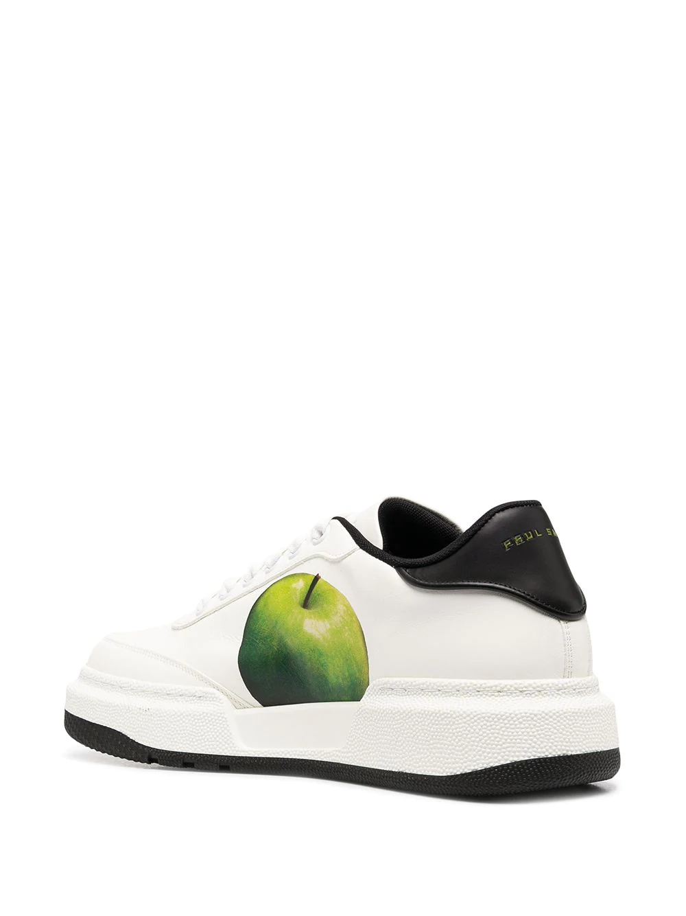 apple print low-top sneakers - 3