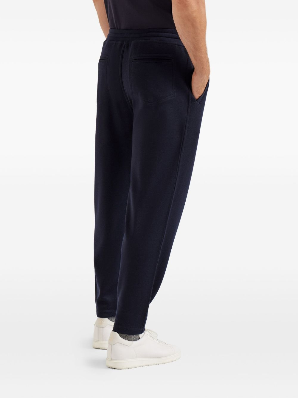 drawstring-cuffed track pants - 4