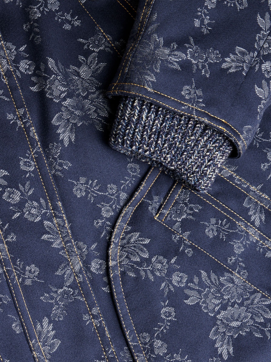 JACQUARD DENIM JACKET - 7