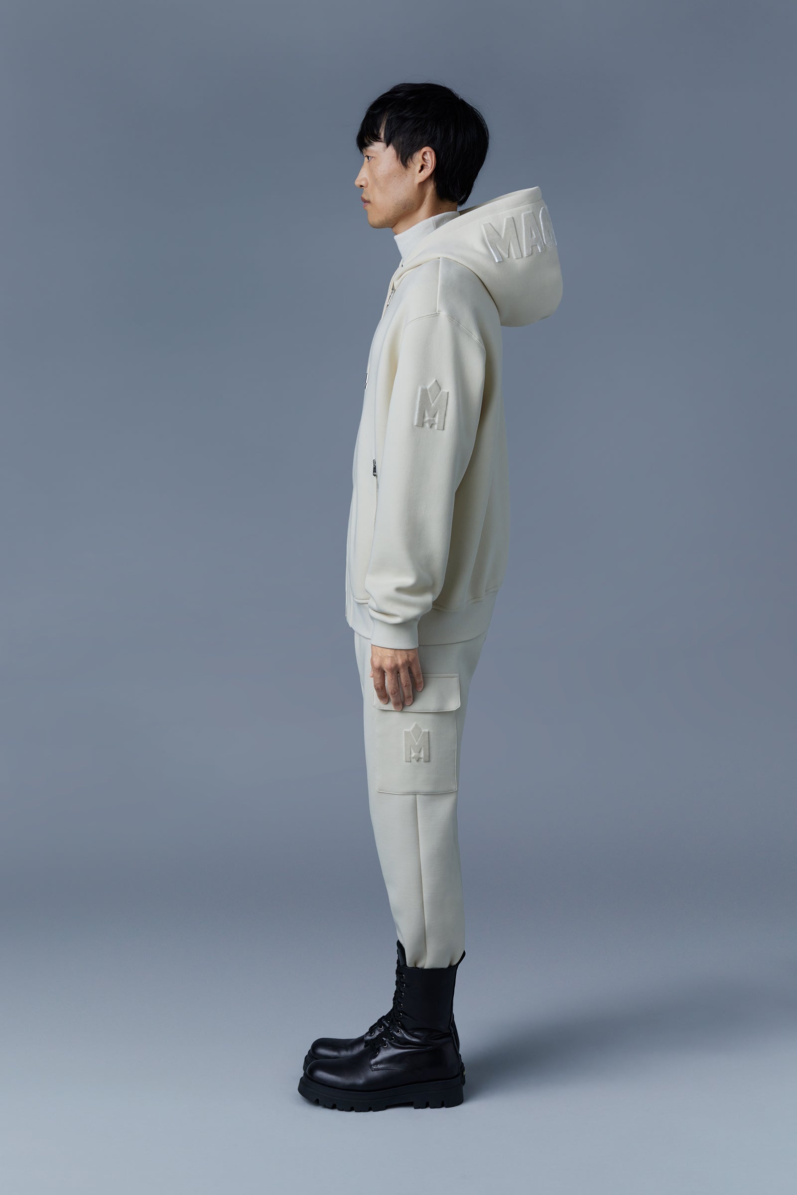 KRYS Zip-up with velvet embroidery - 3