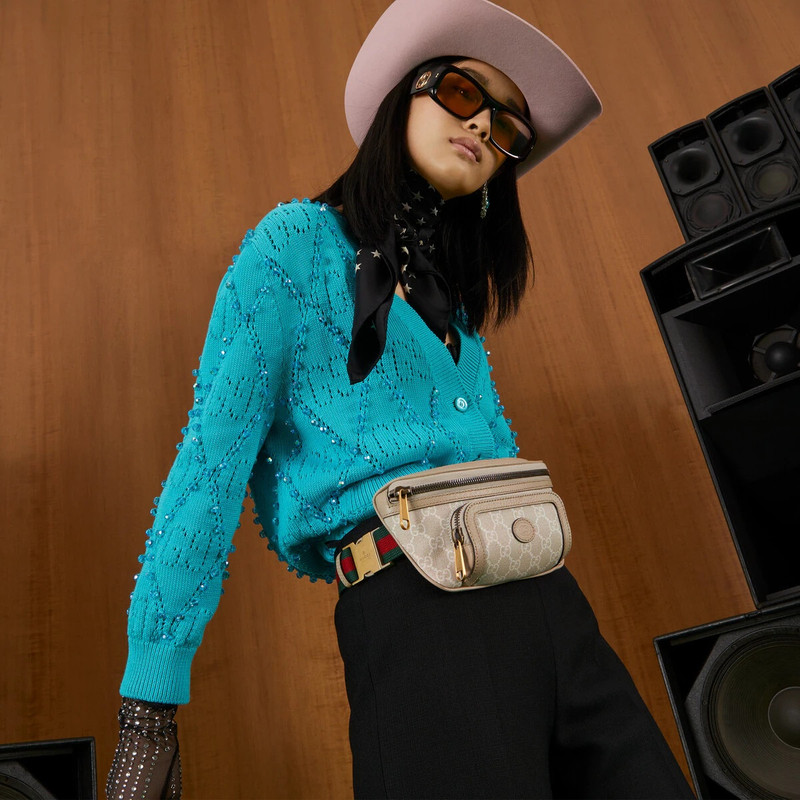 Belt bag with Interlocking G 3