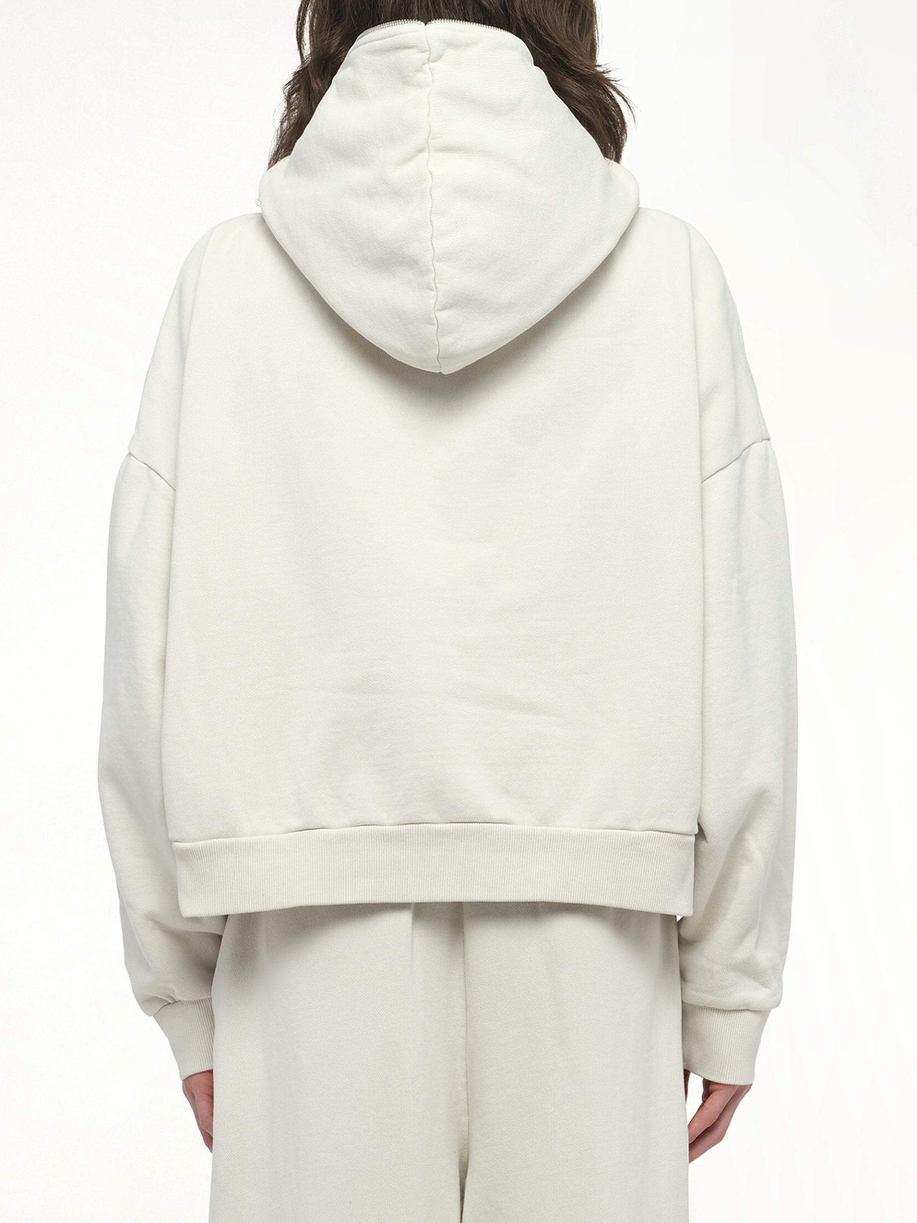 Eternal Zip Hoodie in Rice - 6