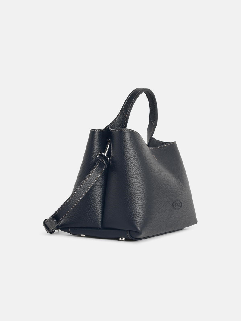 Tod's MICRO BAG IN BLACK LEATHER outlook