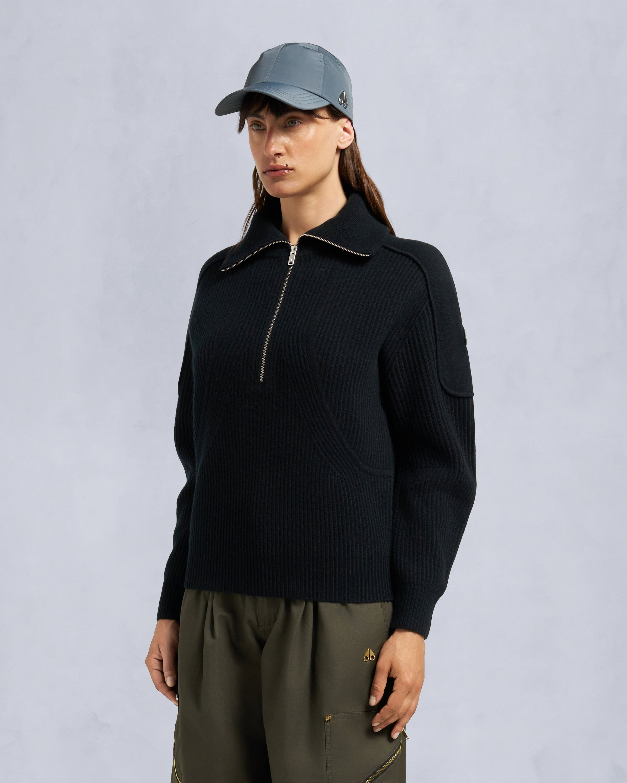 CORINA QUARTER-ZIP SWEATER - 3