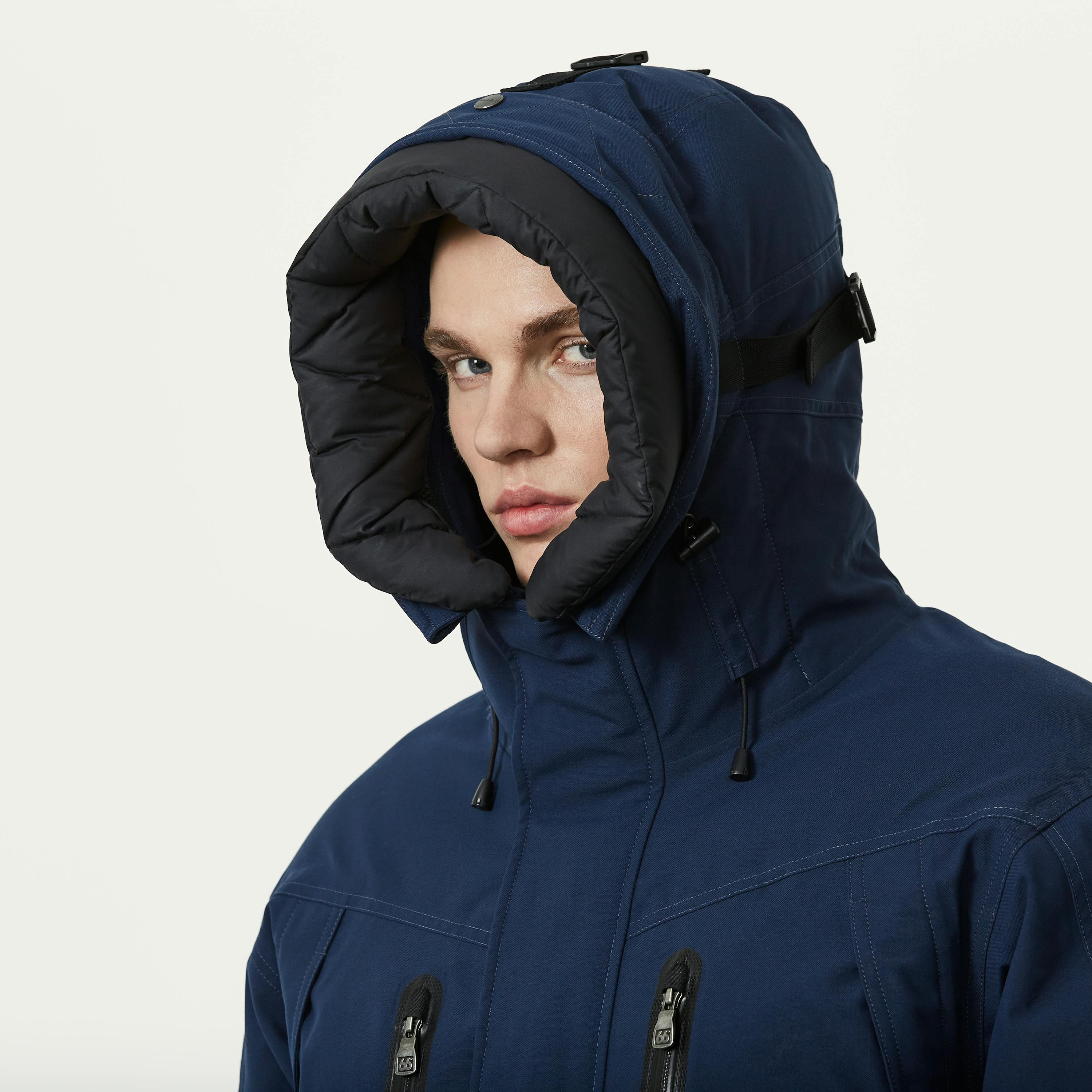 Jökla Arctic professional down parka with hood trim - 7