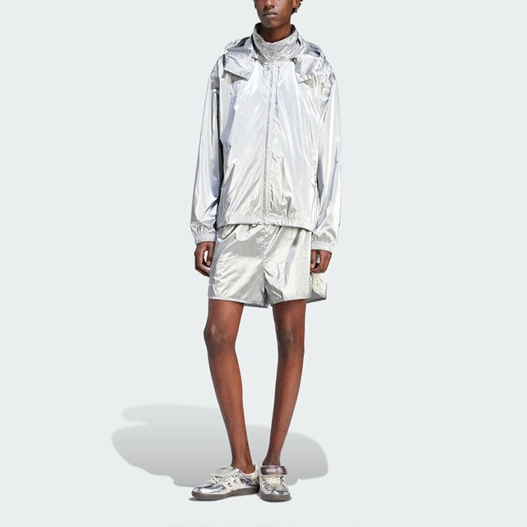 adidas x Wales Bonner Silver Anorak Jacket 'Silver' IB3254 - 2