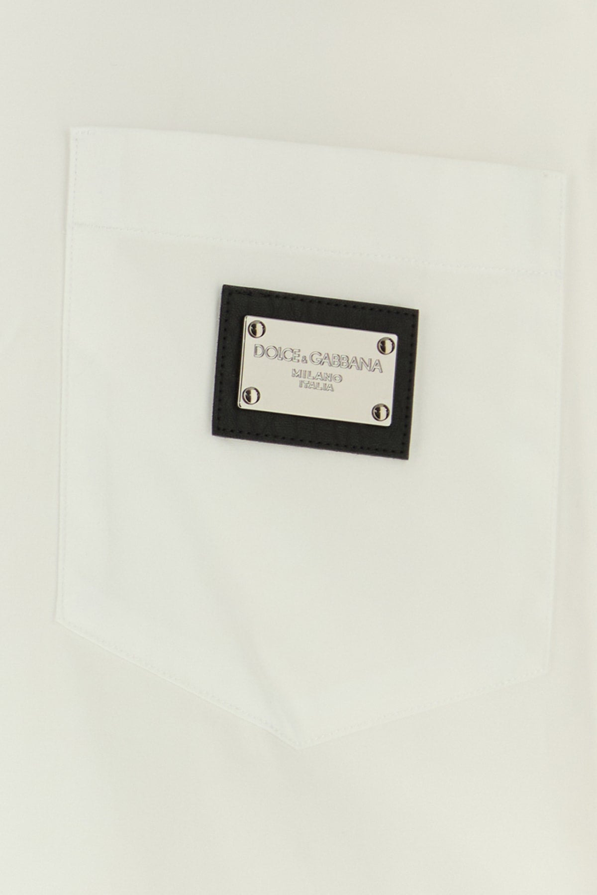 Dolce & Gabbana Men White Poplin Shirt - 3