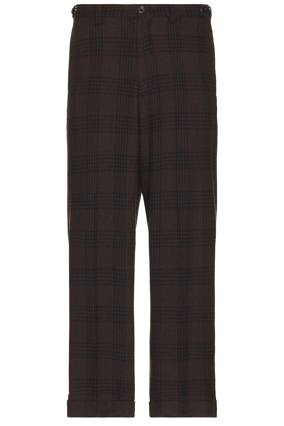 Ivy Trousers Wide Recycle Wool Plaid - 1