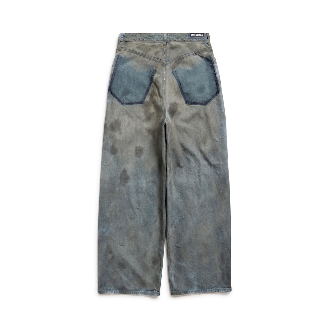 Bootcut Pants in Blue - 6