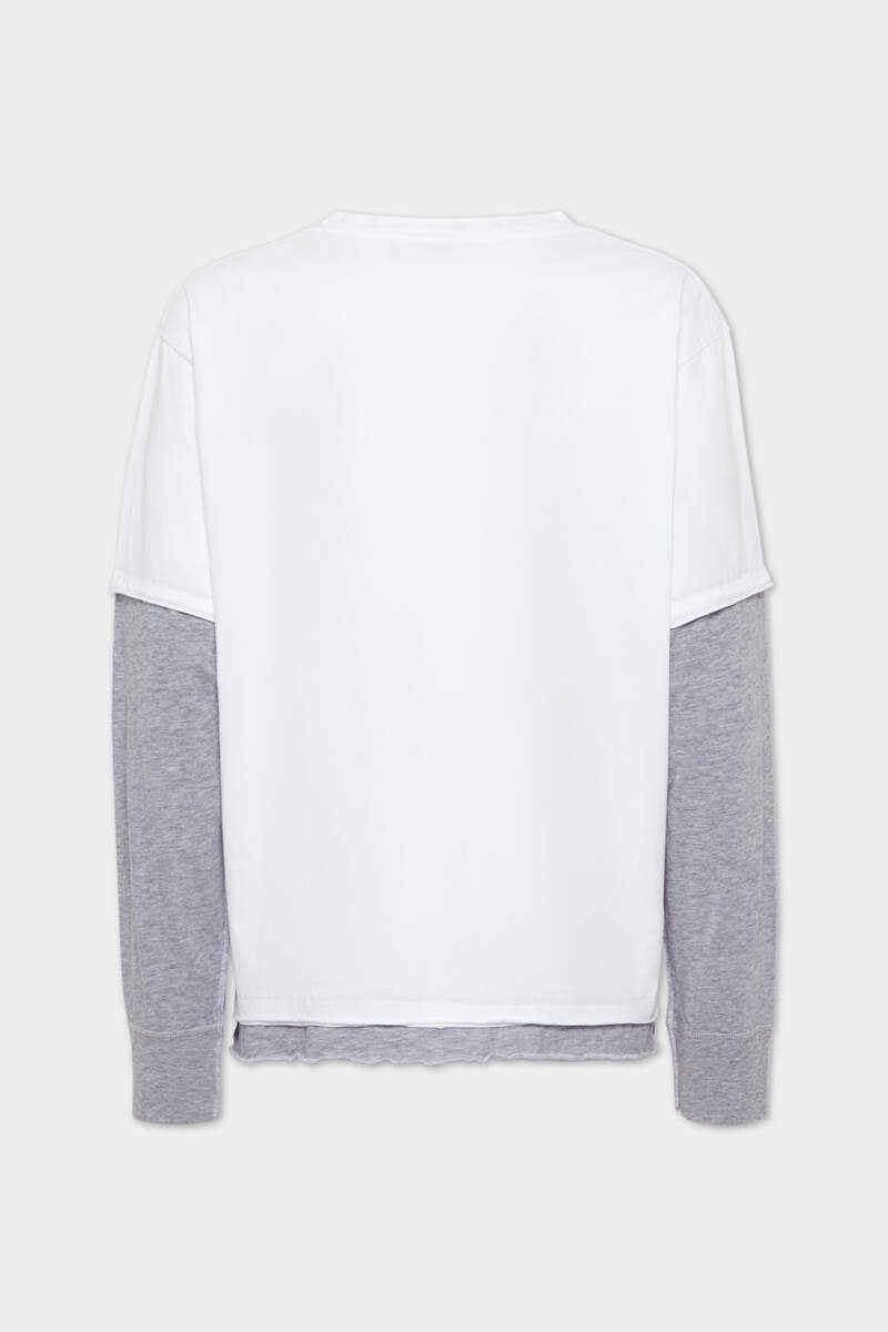 WASHED AND DESTROYED INVICTA LONG SLEEVED T-SHIRT - 2