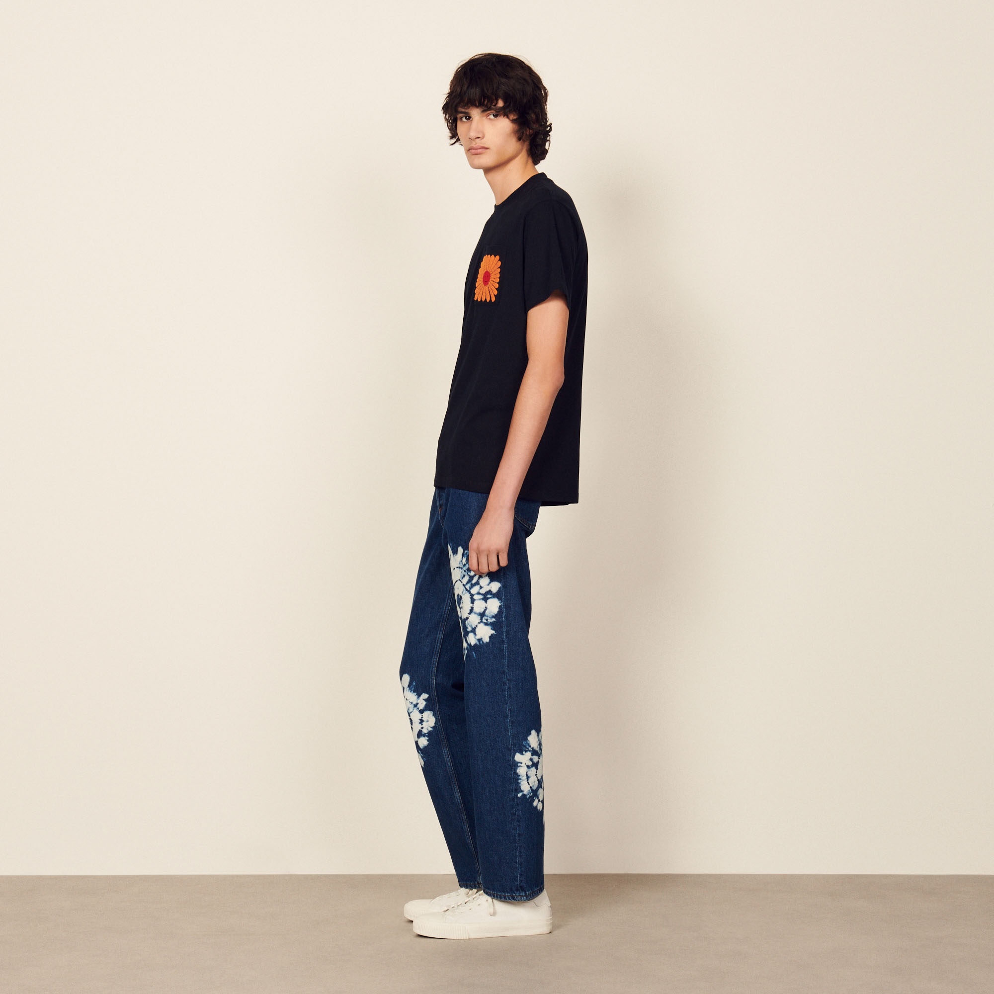 Organic cotton T-shirt with patch - 4