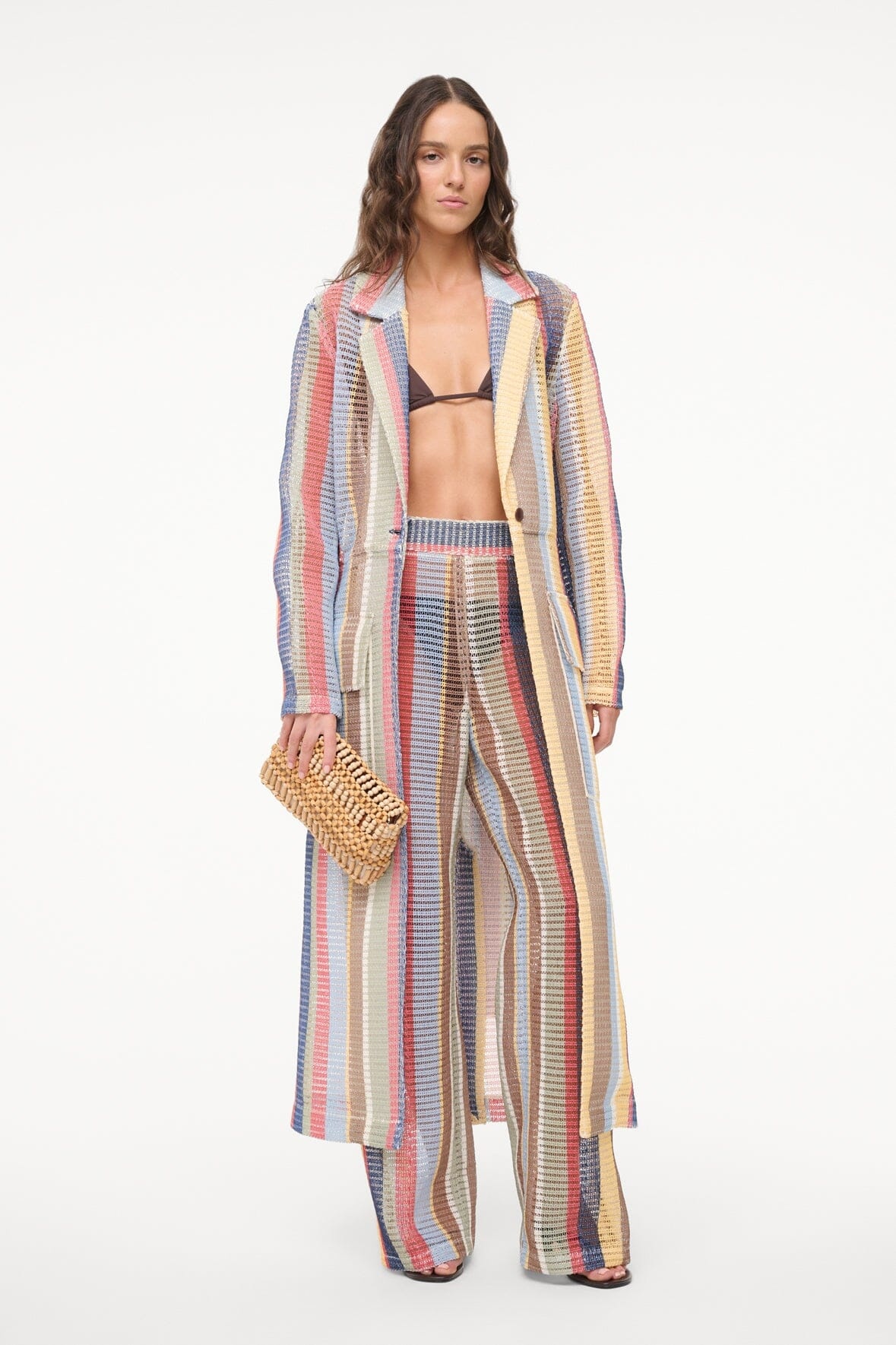 STAUD FREDDIE TRENCH MARKET STRIPE - 2