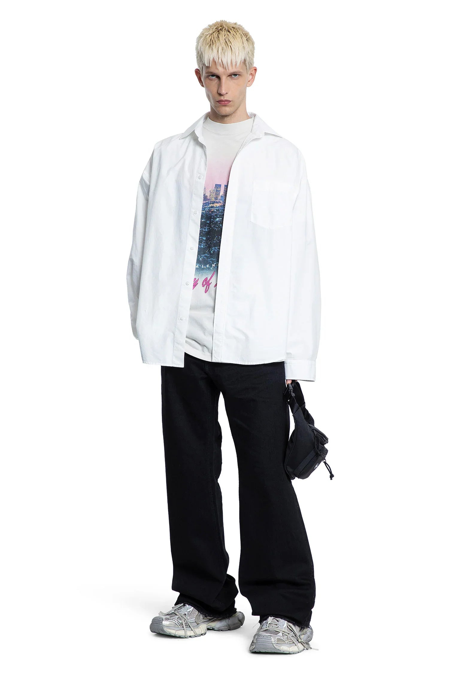 Layered-Shirt-In-Cotton-Poplin-And-Dry-Jersey - 4