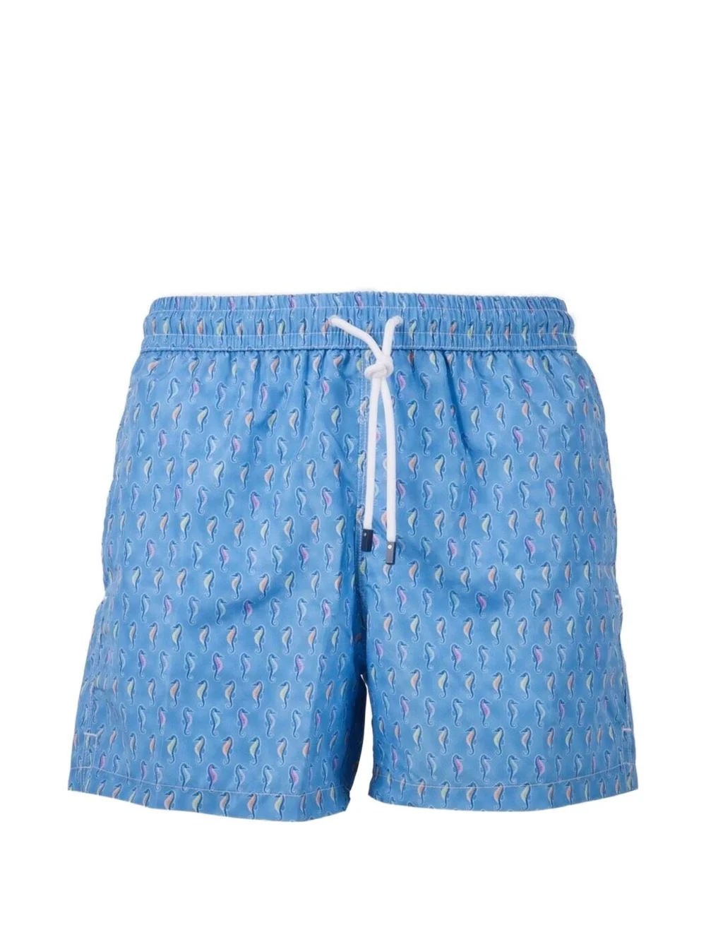 seahorse-print swim shorts - 1