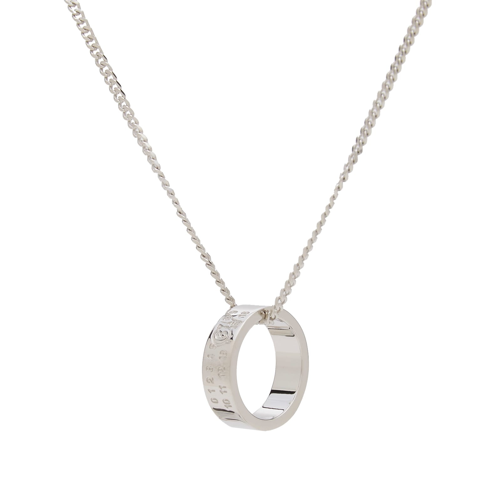 MM6 Maison Margiela MM6 Maison Margiela Number Logo Ring Necklace |  REVERSIBLE