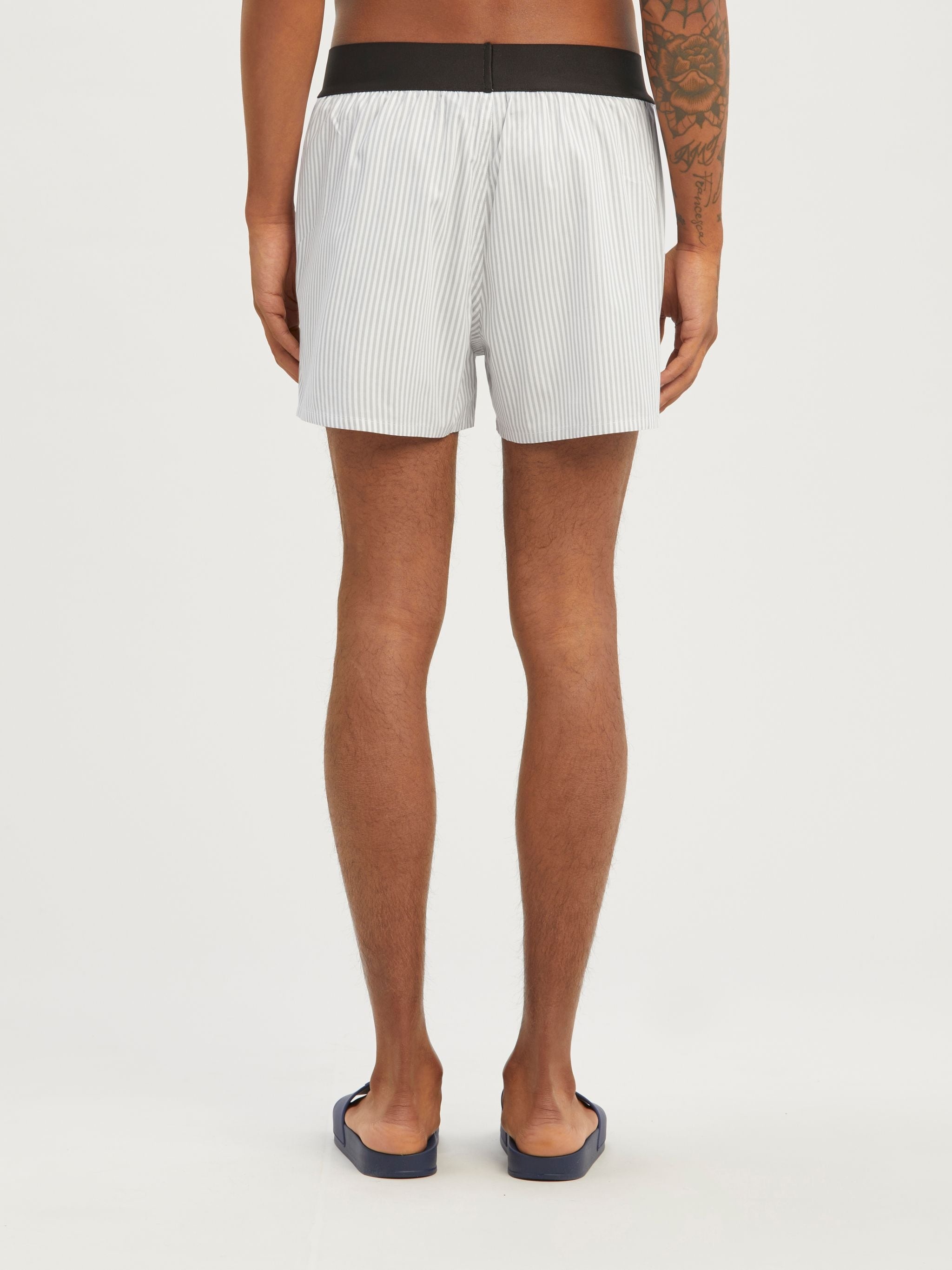 Classic Logo Striped Boxer - 5