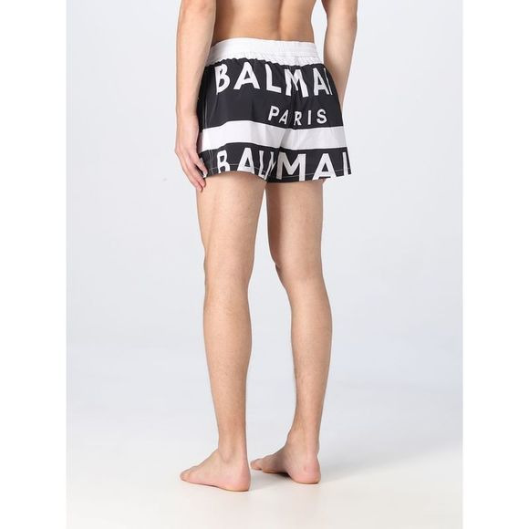 Balmain Men Balmain Logo Swim Shorts - 2