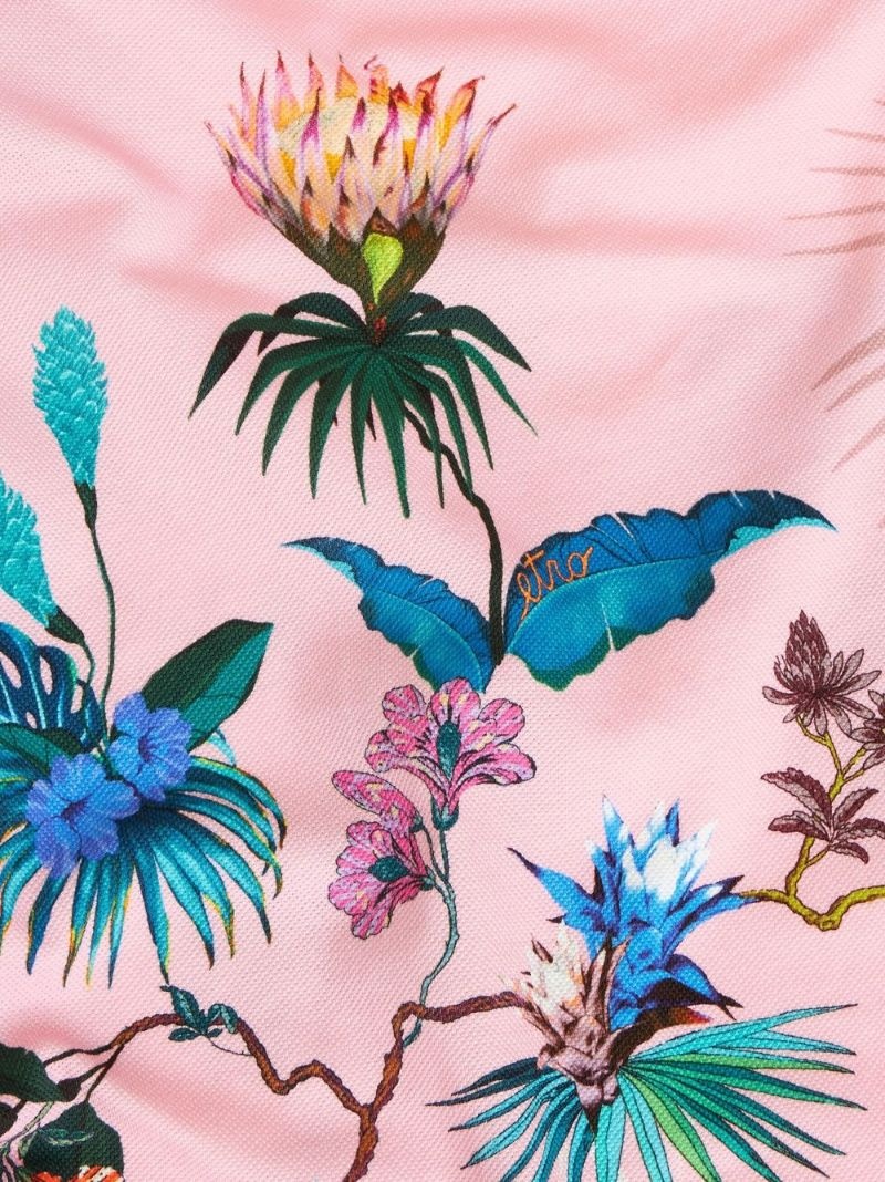 floral-print polo shirt - 6