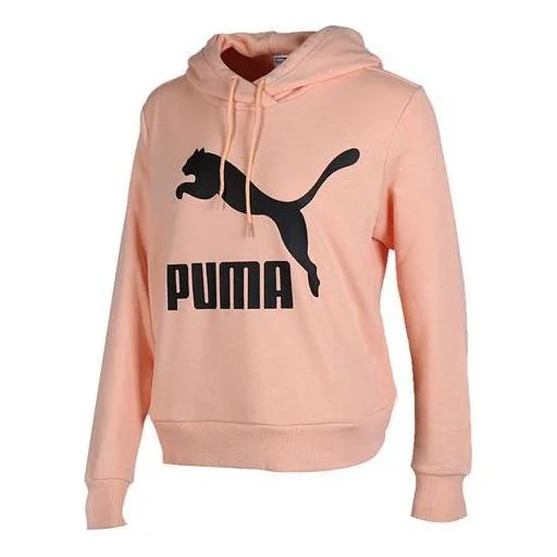 (WMNS) PUMA Classics Logo Hoodie 595915-88 - 1