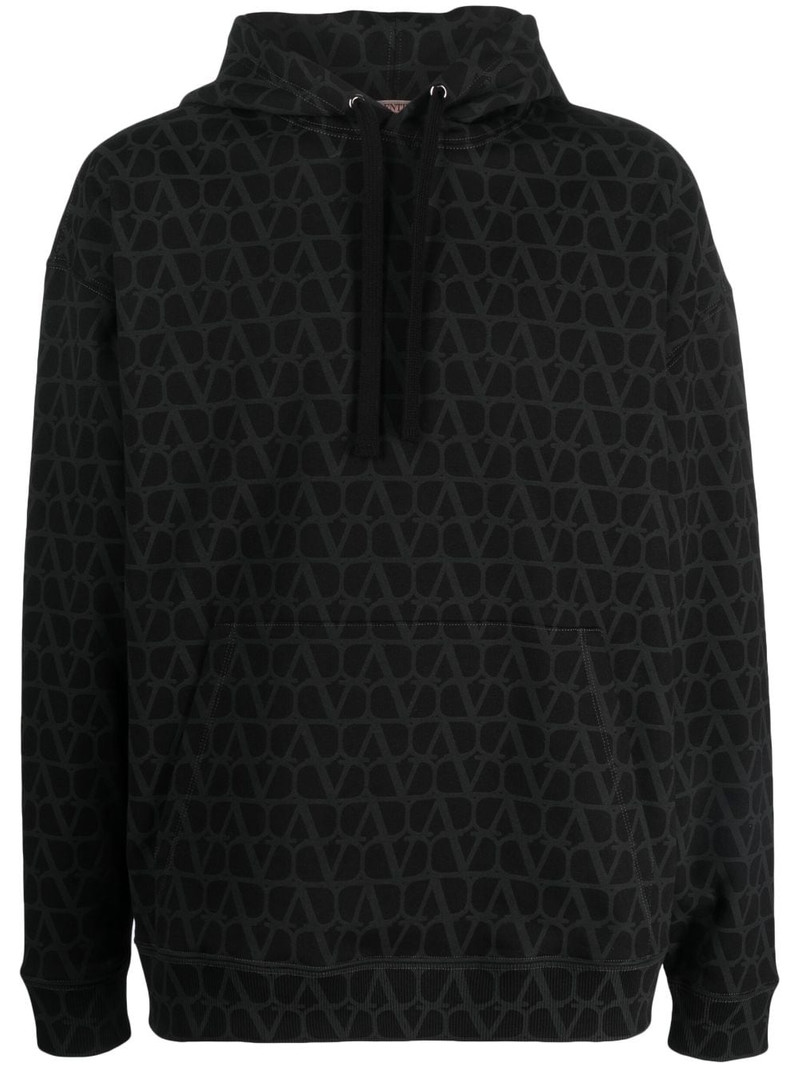 Toile Iconographe-print cotton hoodie 1
