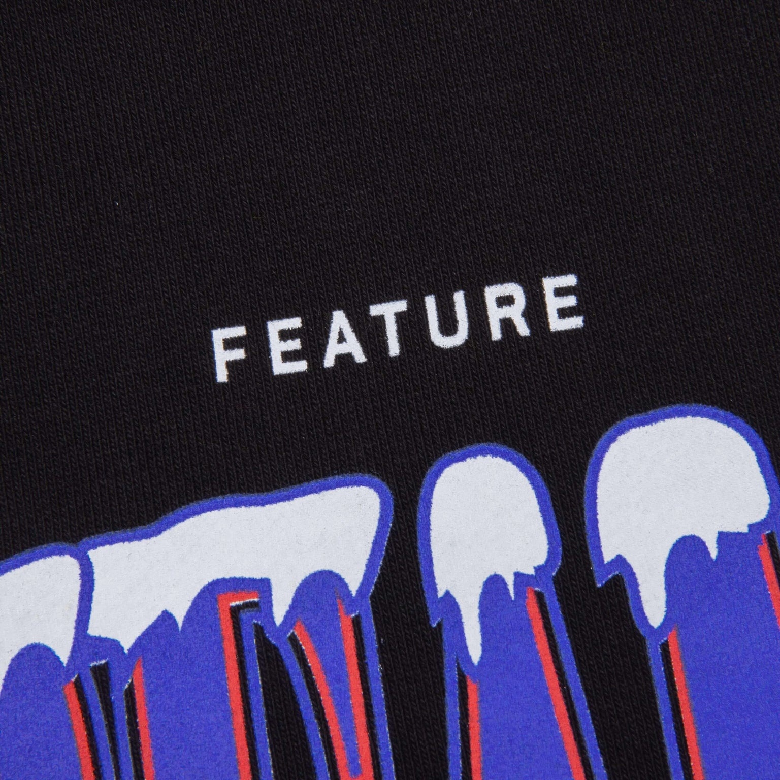 FEATURE X ICECREAM SUPER BOWL HOODIE - BLACK - 6
