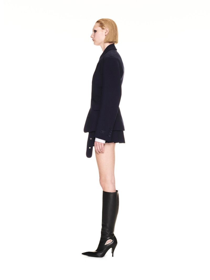 Stretch Wo Round Jacket Cobalt Blue Cob 3
