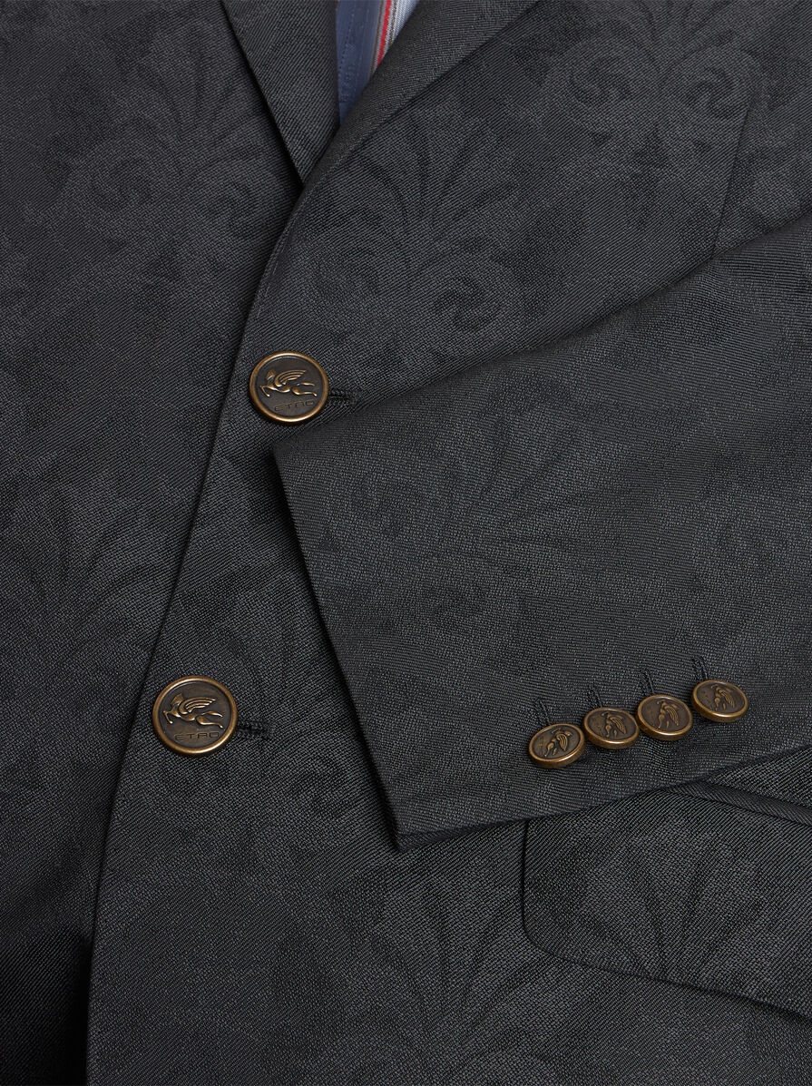 WOOL JACQUARD BLAZER - 6