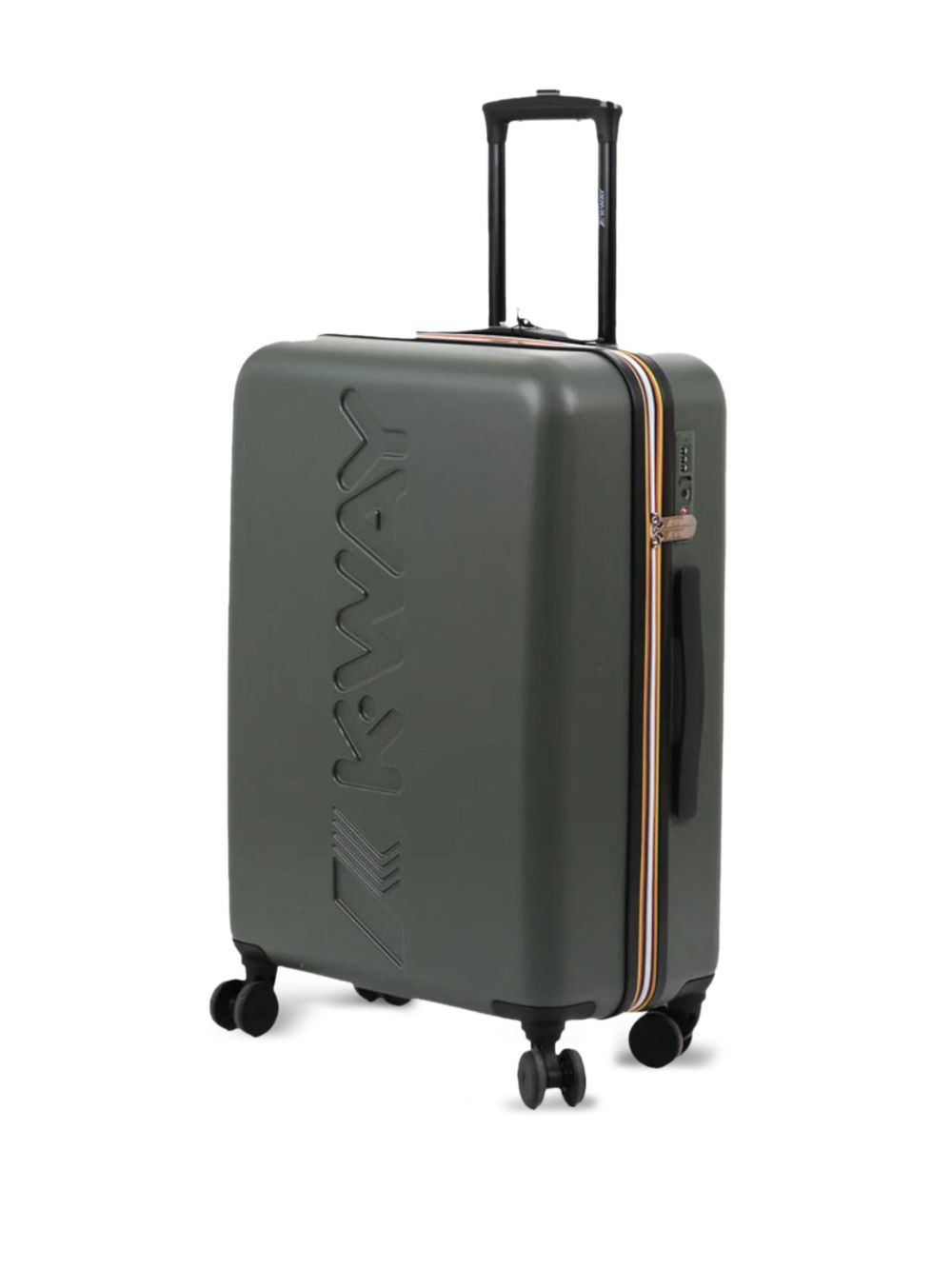 small debossed-logo suitcase - 2