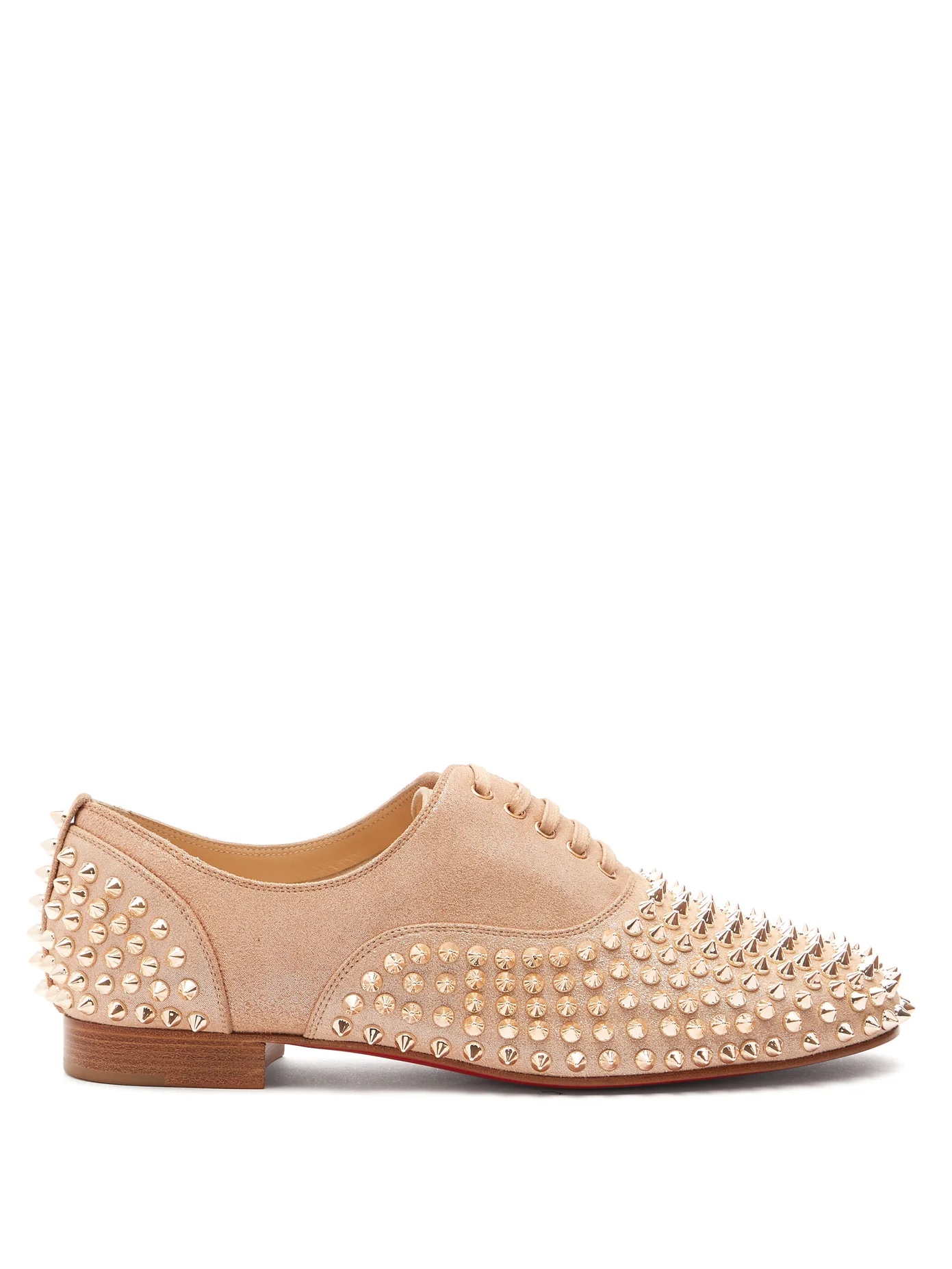 Freddy studded leather derby shoes - 1