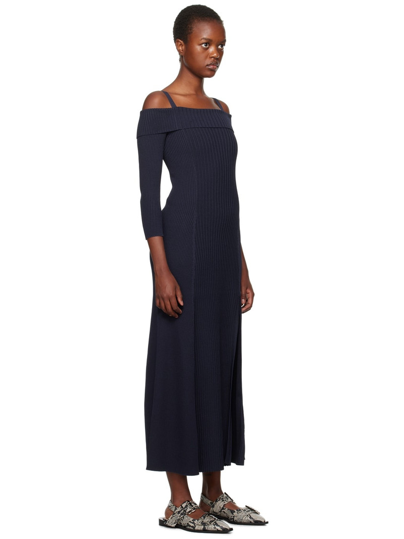 Navy Off-The-Shoulder Maxi Dress 2