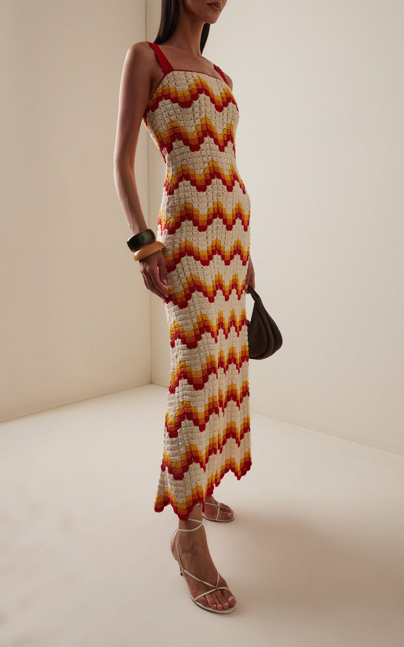 ESCVDO Marea Crocheted Cotton Maxi Dress multi outlook