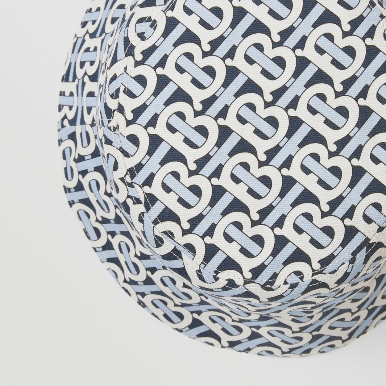 Monogram Print Cotton Bucket Hat - 8