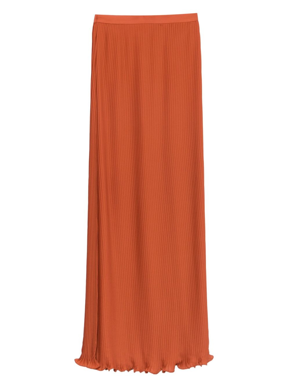 ribbed ruffled skirt - 2