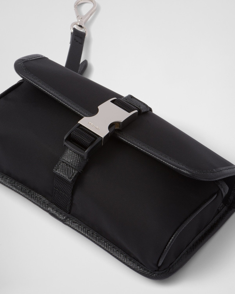 Prada Re-Nylon and Saffiano glasses case outlook