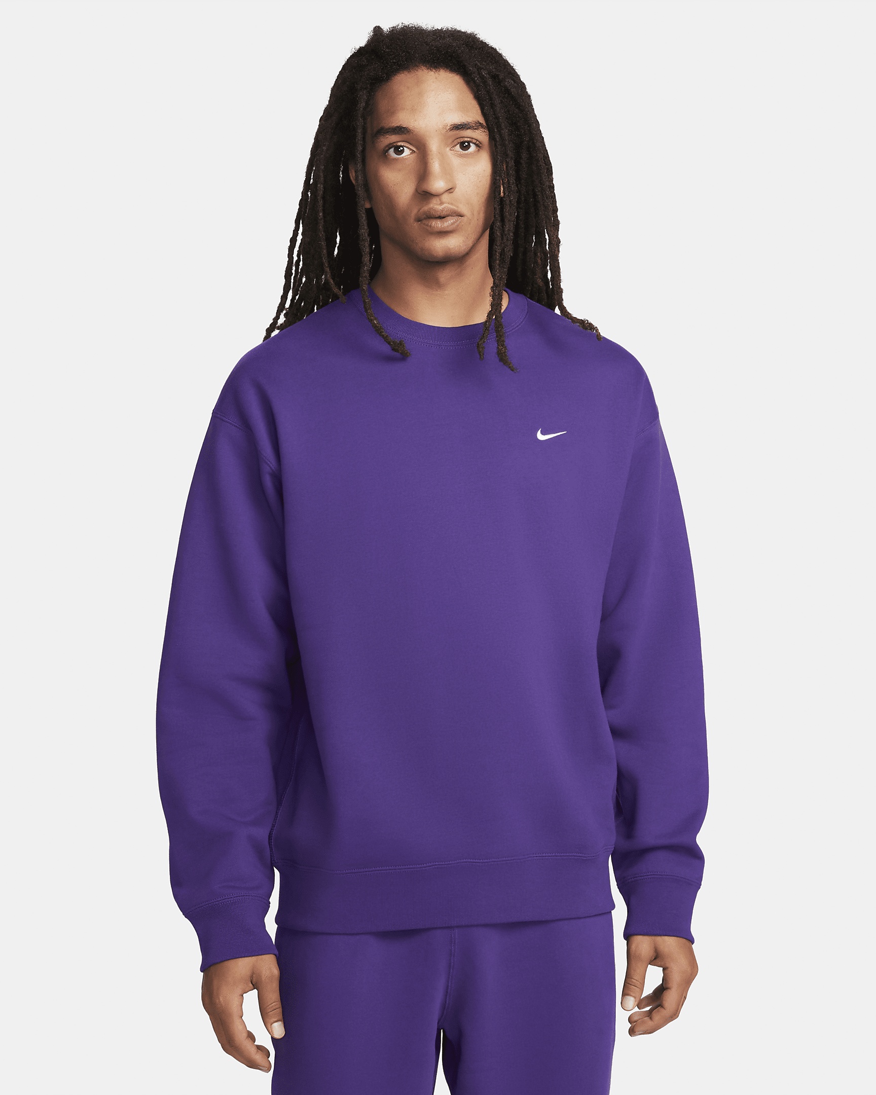 Nike Solo Swoosh Men's Fleece Crew - 1