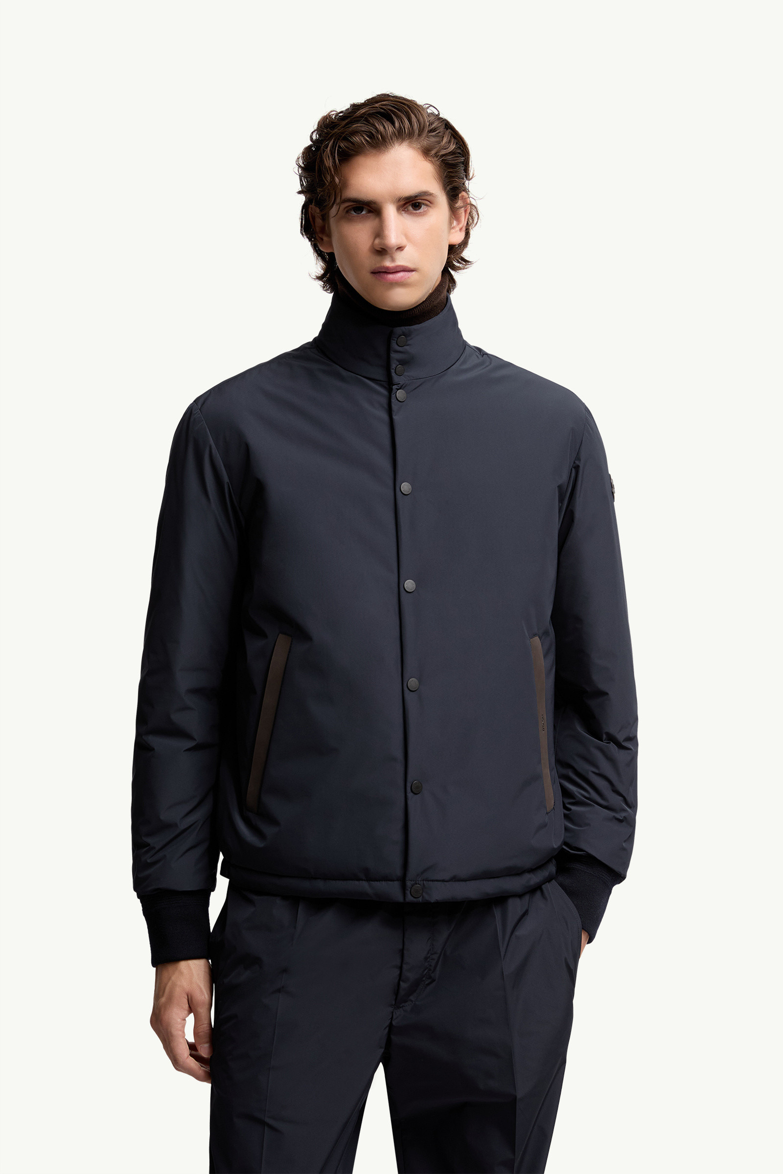 Lanques Leather-Trimmed Short Down Jacket - 3