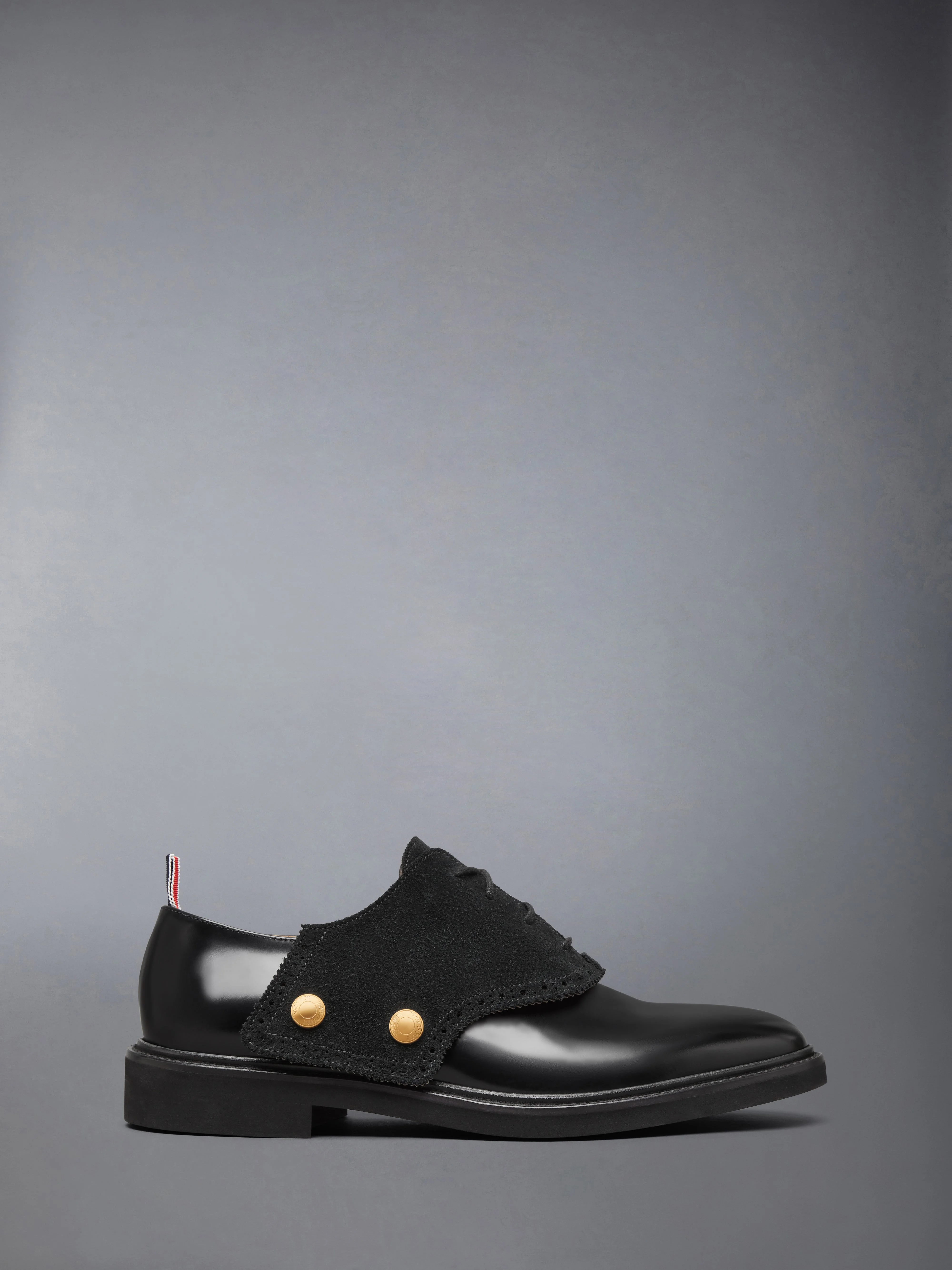 SOFT SPAZZOLATO MICRO SOLE SADDLE SHOE - 1