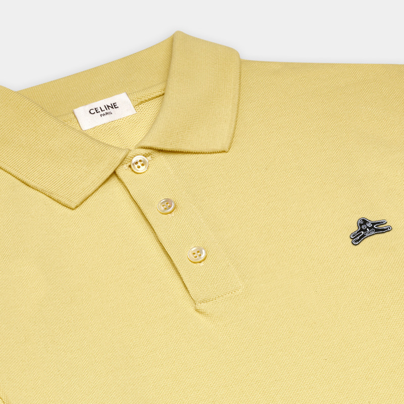 EMBROIDERED POLO PIQUÉ IN COTTON WITH ANDRÉ BUTZER COLLABORATION 3