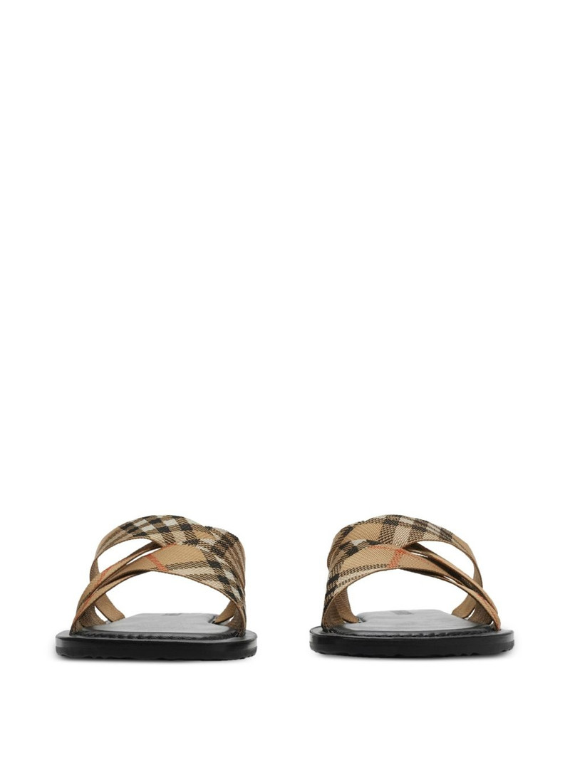 Burberry checked slides outlook