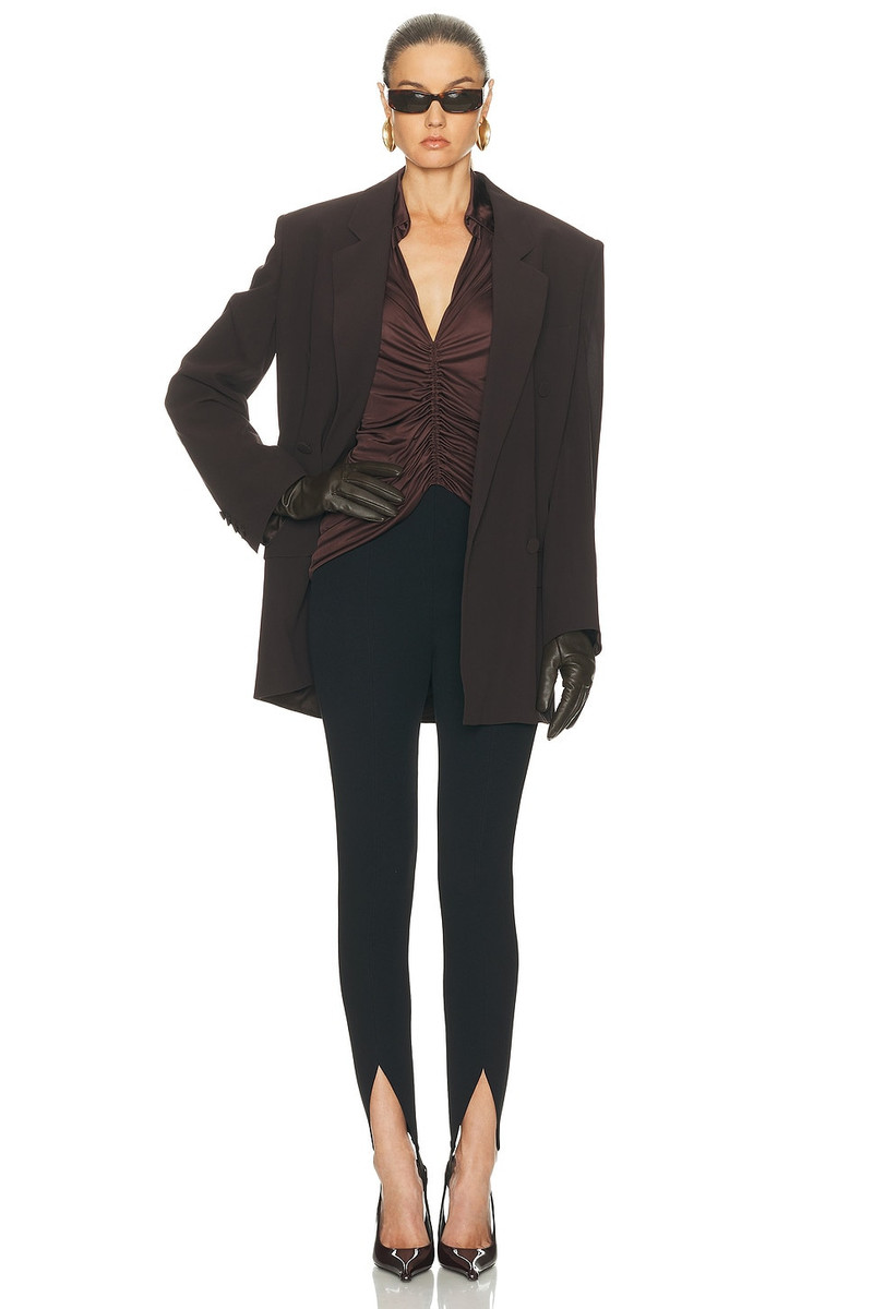 ATLEIN Front Ruched Shirt outlook