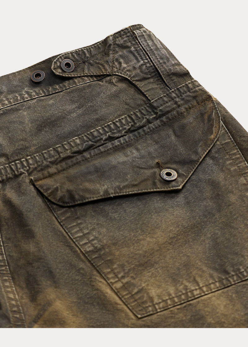 Straight Fit Distressed Canvas Workpant 5