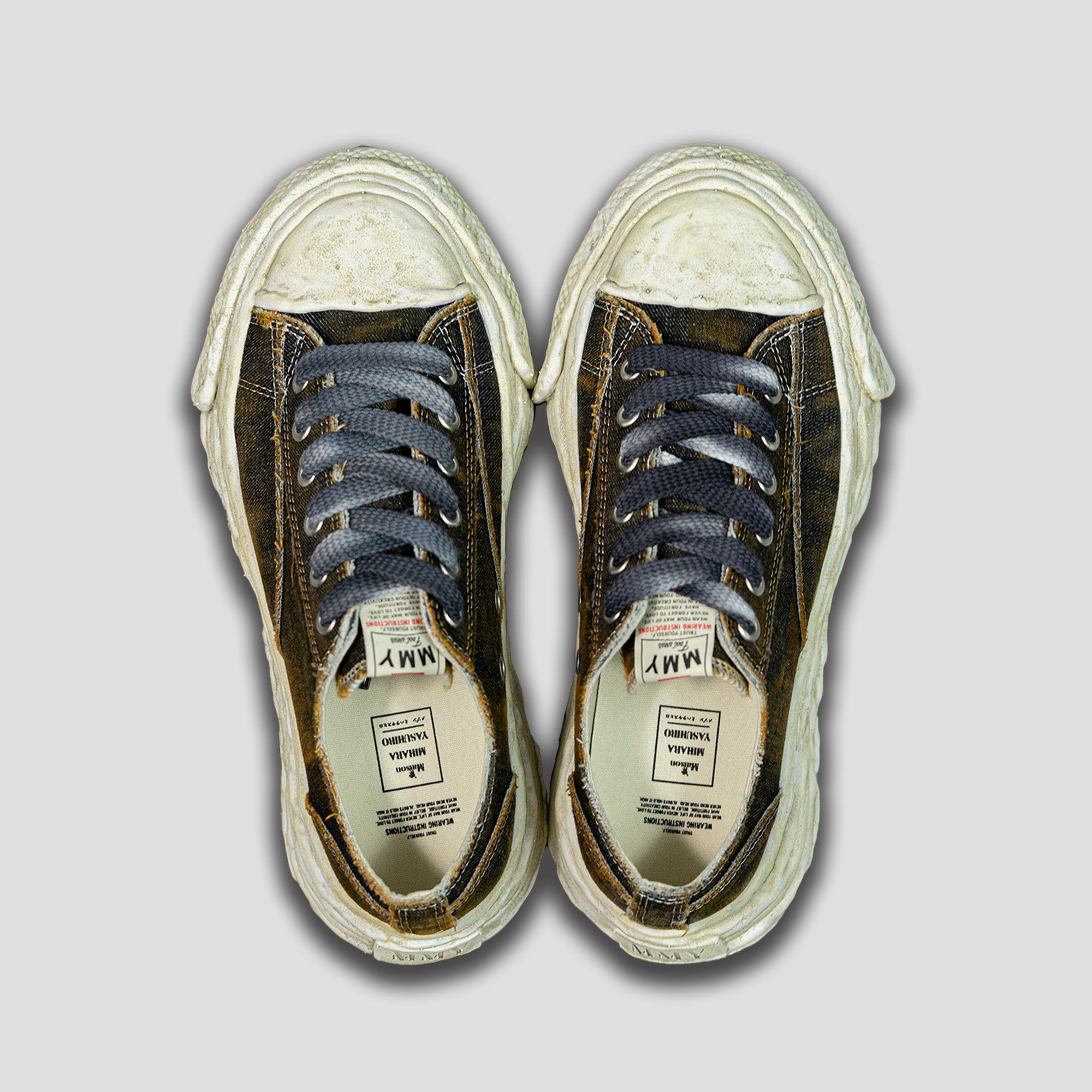 PETERSON 23 OG SOLE WASHED DENIM LOW-TOP SNEAKER - 3
